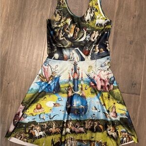Poprageous Art Print Dress - Medium - Made in Los Angeles